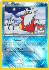 Delibird 38/149 Crosshatch Holo 2nd Place Promo - Pokemon League Challenge